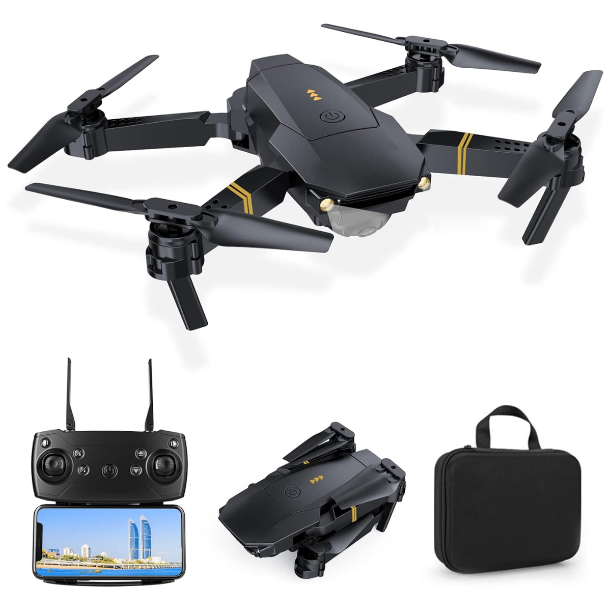 ¡GRABA COMO UN PRO CON UN DRON QUE CABE EN TU MANO!