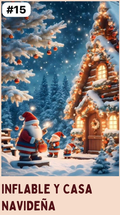 FUNDAS NAVIDEÑAS Navidad Mágica en tu Puerta!!