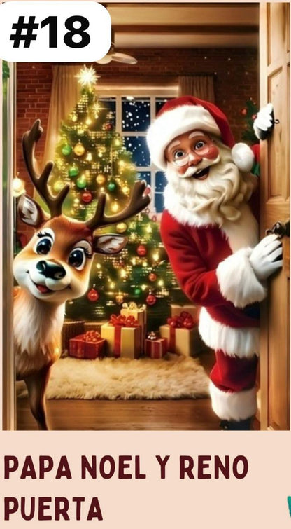 FUNDAS NAVIDEÑAS Navidad Mágica en tu Puerta!!