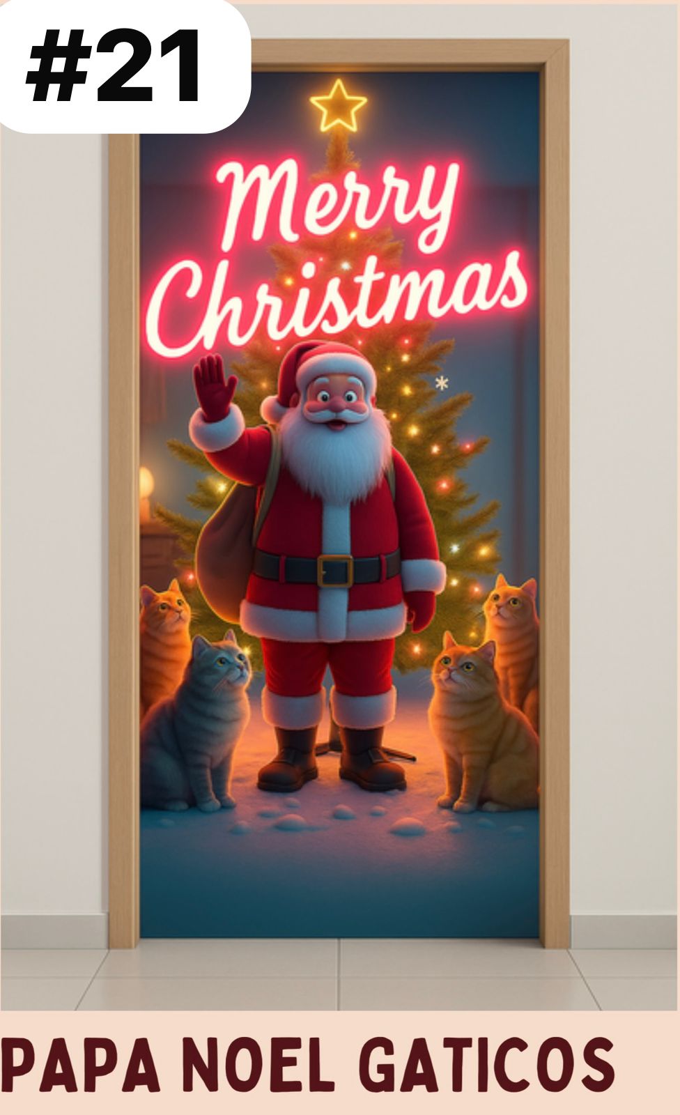 FUNDAS NAVIDEÑAS Navidad Mágica en tu Puerta!!
