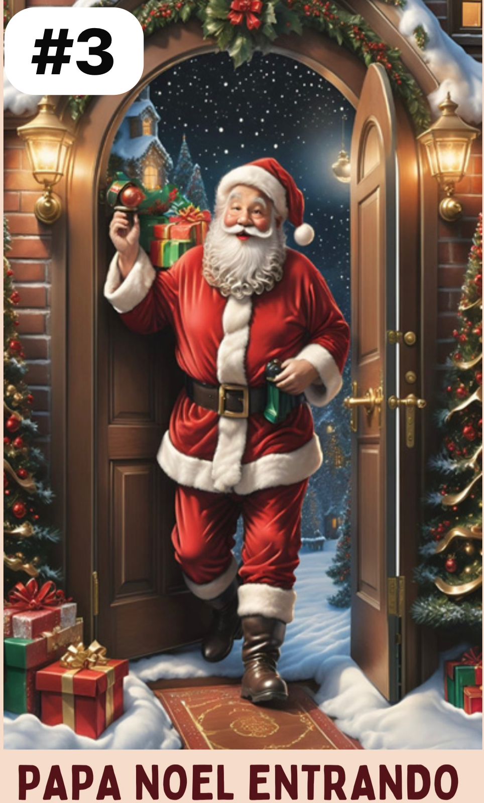 FUNDAS NAVIDEÑAS Navidad Mágica en tu Puerta!!
