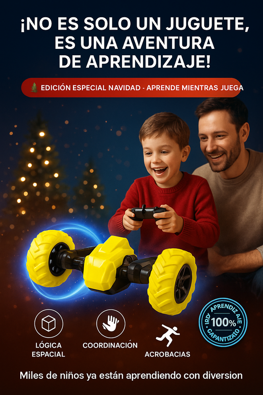 ¡NO ES SOLO UN JUGUETE, ES UNA AVENTURA DE APRENDIZAJE!  CARRO LOCO