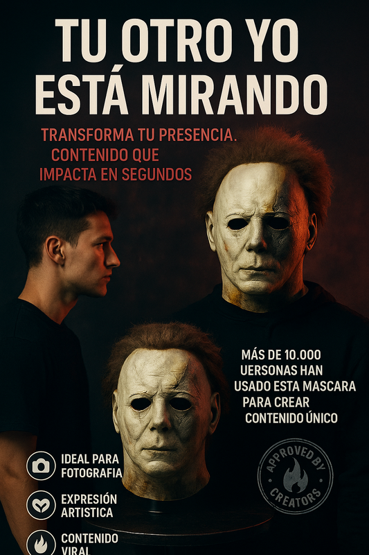No eres tú… eres tu otro yo. Mascara Michael Myers