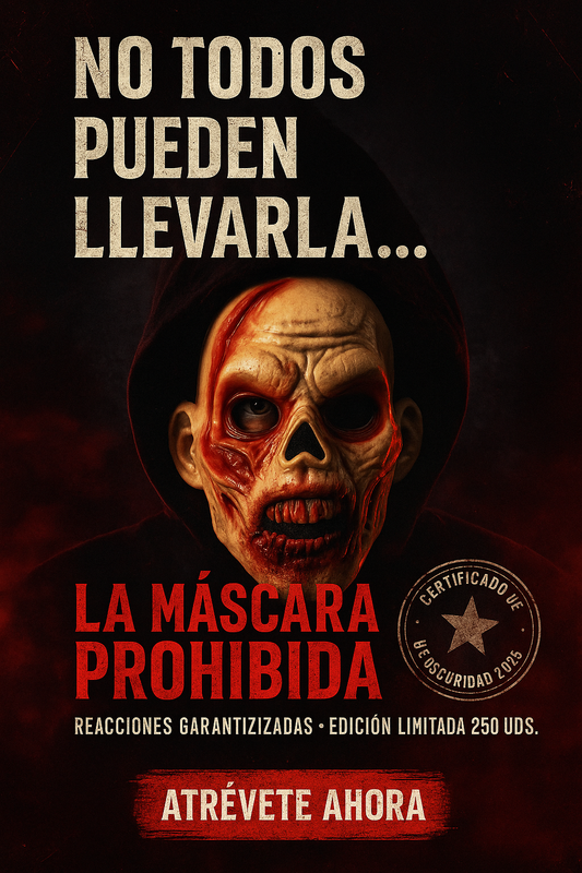 Conviértete en leyenda urbana por una noche ...Mascara Zombie Asesino