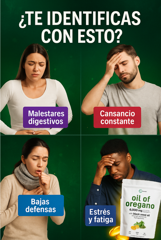 Refuerza tu sistema inmune con ACEITE DE OREGANO EN CAPSULSAS